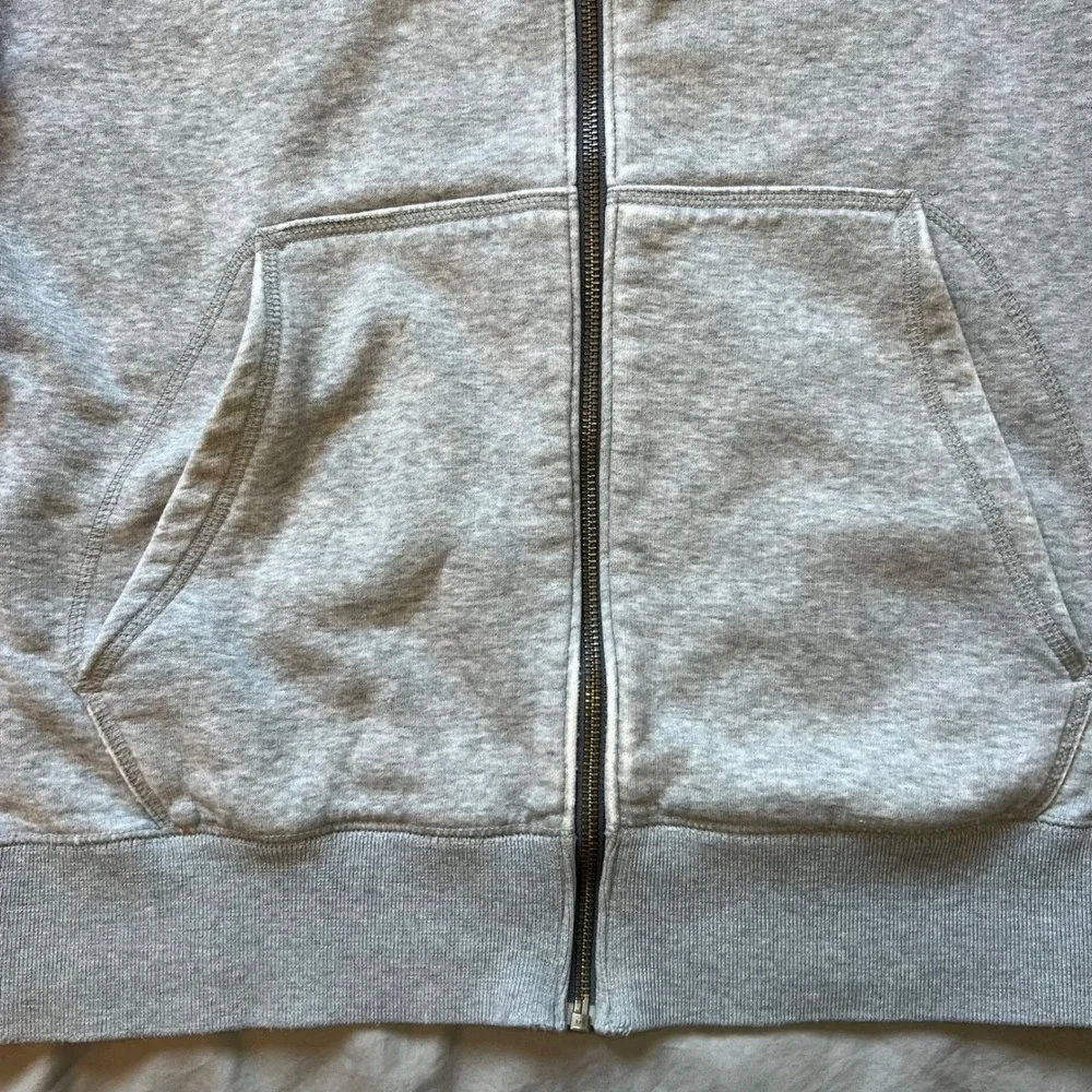 JORDAN‎ Hoodie Mens Medium Gray Full Zip Sweatshirt Pullover Jacket Pre-Loved
